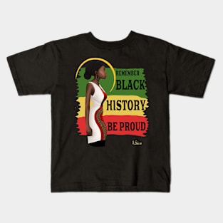 Black history remember Kids T-Shirt